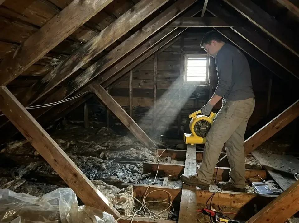 attic-water-damage-drying-proc-007 — frequently asked questions, Emergency Water Extraction & 24/7 Flood Response in Centerv…